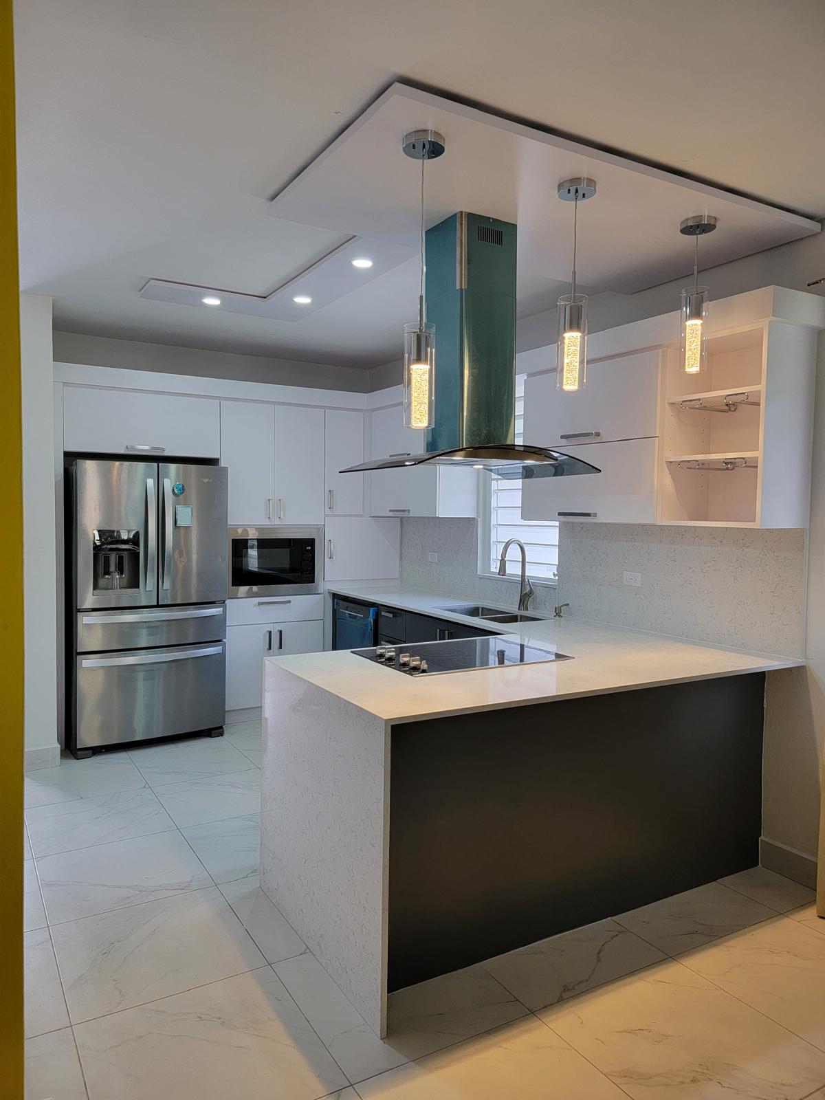 Cocina blanca moderna